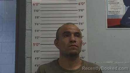 Mugshot of CHRISTOPHER ANTHONY CHAVEZ booked in Sandoval County, New Mexico on July 24, 2026
