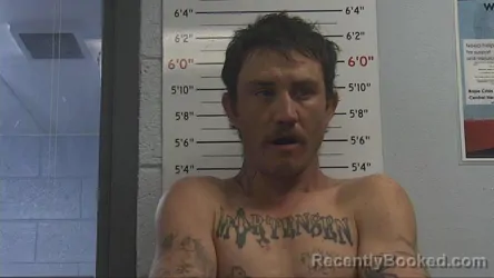 Booking photo from Sandoval County, New Mexico
