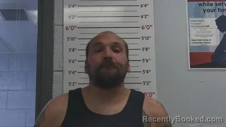Mugshot of David J Espinoza booked in Sandoval County, New Mexico on September 19, 2026