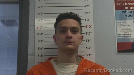 Mugshot of Matthew Martinez booked in Sandoval County, New Mexico on September 24, 2026