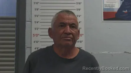 Mugshot of Manuel L Sandoval booked in Sandoval County, New Mexico on September 25, 2026