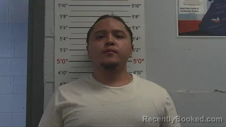 Mugshot of Logan Tenorio booked in Sandoval County, New Mexico on September 25, 2026
