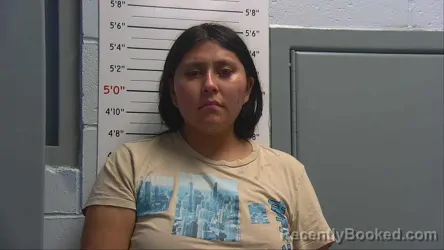 Mugshot of Azaliyah Dakota Gachupin booked in Sandoval County, New Mexico on September 29, 2026
