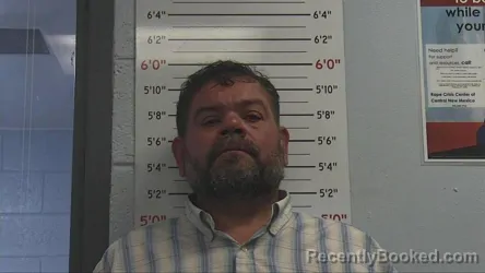 Mugshot of Miguel Garcia booked in Sandoval County, New Mexico on October 1, 2026