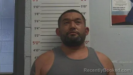 Mugshot of Jeffrey Tenorio booked in Sandoval County, New Mexico on October 3, 2026