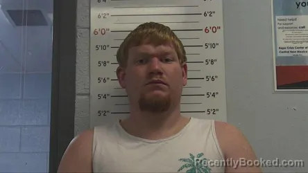 Mugshot of Austin Fults booked in Sandoval County, New Mexico on October 3, 2026