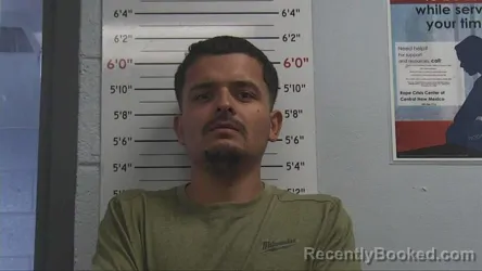 Mugshot of Bryan Chaparro booked in Sandoval County, New Mexico on October 6, 2026