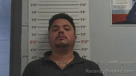 Mugshot of Dominic Lee Lopez booked in Sandoval County, New Mexico on October 7, 2026