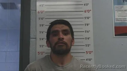Mugshot of Dominic Lovato booked in Sandoval County, New Mexico on October 8, 2026