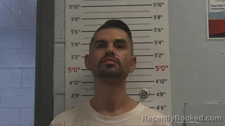 Mugshot of Ruben Garcia booked in Sandoval County, New Mexico on October 8, 2026
