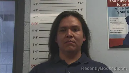 Mugshot of James Horsechief booked in Sandoval County, New Mexico on October 10, 2026