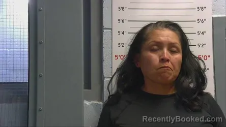 Mugshot of Lanna Rain Lucero booked in Sandoval County, New Mexico on October 11, 2026