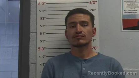 Mugshot of Joseph Rodriguez booked in Sandoval County, New Mexico on October 11, 2026