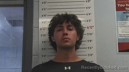 Mugshot of Kade Tyler Romero-Dunn booked in Sandoval County, New Mexico on October 12, 2026