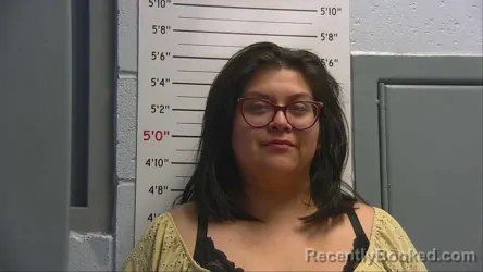 Mugshot of Serena Charmaine Townsend booked in Sandoval County, New Mexico on October 13, 2026