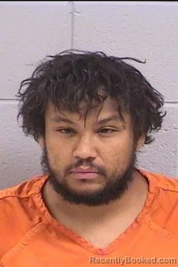 Mugshot of Jenecio Christian Avalos booked in San Juan County, New Mexico on April 30, 2026