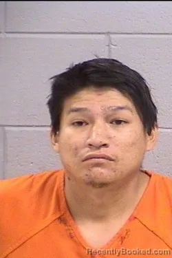 Mugshot of Dalen Hatathlie Frank booked in San Juan County, New Mexico on October 18, 2026