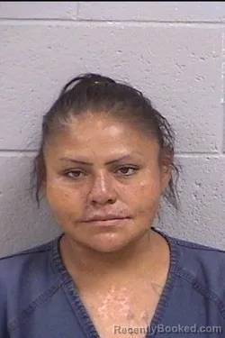 Mugshot of Maya Jane Thomas booked in San Juan County, New Mexico on August 9, 2026
