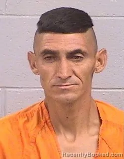 Mugshot of Quintero L Guzman booked in San Juan County, New Mexico on August 7, 2026
