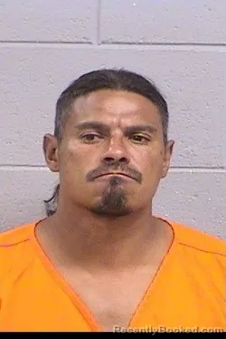 Mugshot of Christopher Lee Rueda booked in San Juan County, New Mexico on October 20, 2026