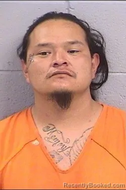 Mugshot of Gilbert Alonzo Sandoval booked in San Juan County, New Mexico on May 2, 2026