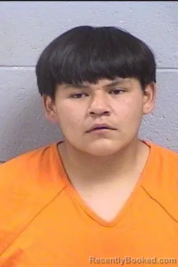 Mugshot of Chandler Jay Begay booked in San Juan County, New Mexico on October 14, 2026