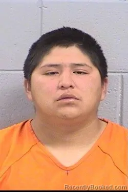 Mugshot of Adrianno Alan Yazzie booked in San Juan County, New Mexico on April 19, 2026