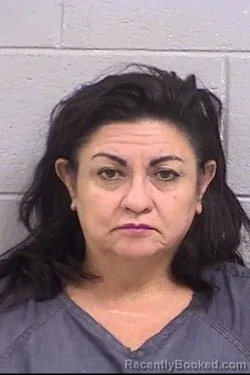 Mugshot of Audra Darcangeli booked in San Juan County, New Mexico on August 8, 2026