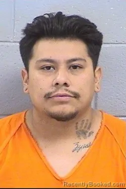 Mugshot of Caine Chimoni booked in San Juan County, New Mexico on August 22, 2026