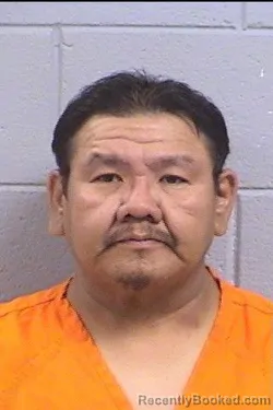 Mugshot of Alan Debre Pinto booked in San Juan County, New Mexico on August 23, 2026