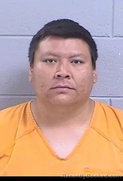 Mugshot of Bryant Lee Jim booked in San Juan County, New Mexico on April 21, 2026