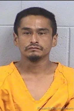 Mugshot of Shaun Santiago Sandoval booked in San Juan County, New Mexico on August 25, 2026