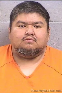 Mugshot of Tyson Eric Yazzie booked in San Juan County, New Mexico on August 22, 2026