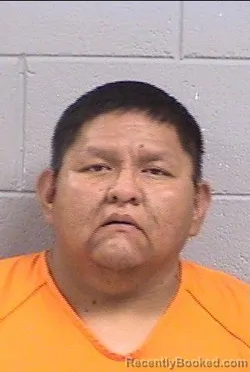 Mugshot of Leon Junior Chavez booked in San Juan County, New Mexico on October 16, 2026