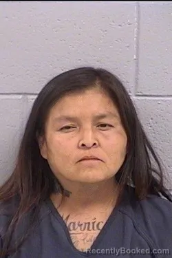 Mugshot of Monica Yazzie booked in San Juan County, New Mexico on May 8, 2026