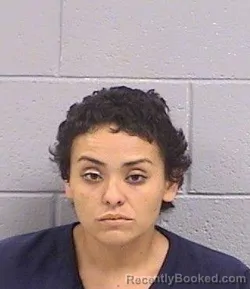 Mugshot of Gabriela P Calderon booked in San Juan County, New Mexico on July 7, 2026