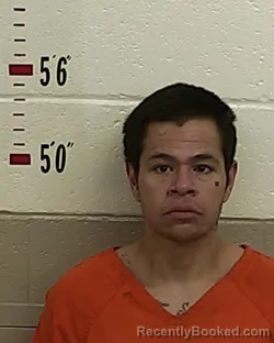Booking photo from San Miguel County, New Mexico