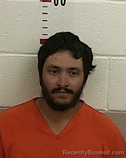 Mugshot of Christian Valdez booked in San Miguel County, New Mexico on August 17, 2026
