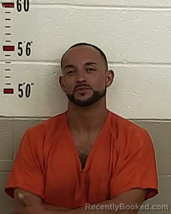 Mugshot of Daniel Lucero booked in San Miguel County, New Mexico on August 17, 2026