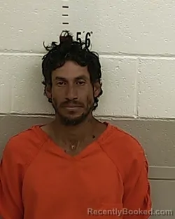 Mugshot of Eric Tafoya booked in San Miguel County, New Mexico on August 25, 2026