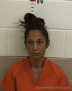 Mugshot of Christina Thomas-Chavez booked in San Miguel County, New Mexico on August 30, 2026