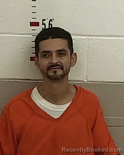 Mugshot of Derek Andrade booked in San Miguel County, New Mexico on October 26, 2026