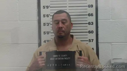 Mugshot of DOMINIQUE RONALD MULLER booked in Santa Fe County, New Mexico on May 14, 2026