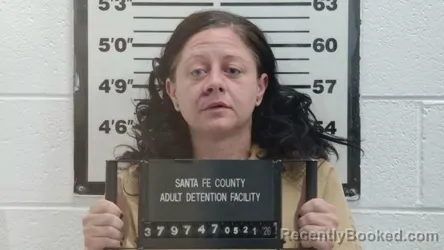 Mugshot of BRIANNE ELIZABETH JOHNKE booked in Santa Fe County, New Mexico on May 21, 2026