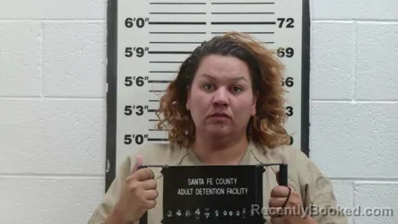 Mugshot of ELAINE MICHELLE POPKES booked in Santa Fe County, New Mexico on May 22, 2026