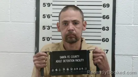Mugshot of FELIPE J TRUJILLO booked in Santa Fe County, New Mexico on May 26, 2026