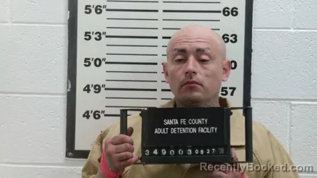 Mugshot of MICHAEL JOHN ARMIJO booked in Santa Fe County, New Mexico on May 27, 2026