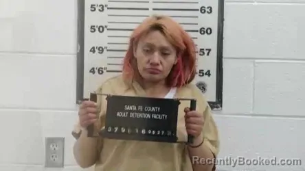Mugshot of SHANIYA MAESTAS booked in Santa Fe County, New Mexico on May 27, 2026