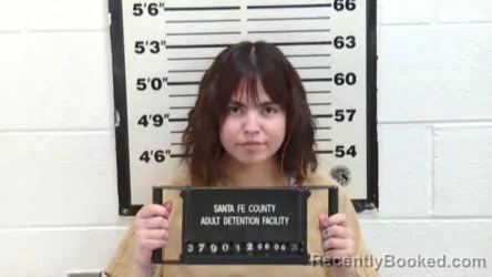 Mugshot of LILITH SERENITY ROMERO booked in Santa Fe County, New Mexico on June 4, 2026