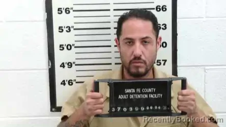 Mugshot of ANTONIO JESUS CARMONA booked in Santa Fe County, New Mexico on June 4, 2026